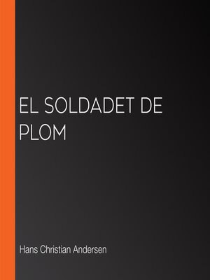 cover image of El soldadet de plom